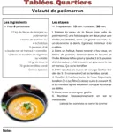 Recette Velouté Potimarron